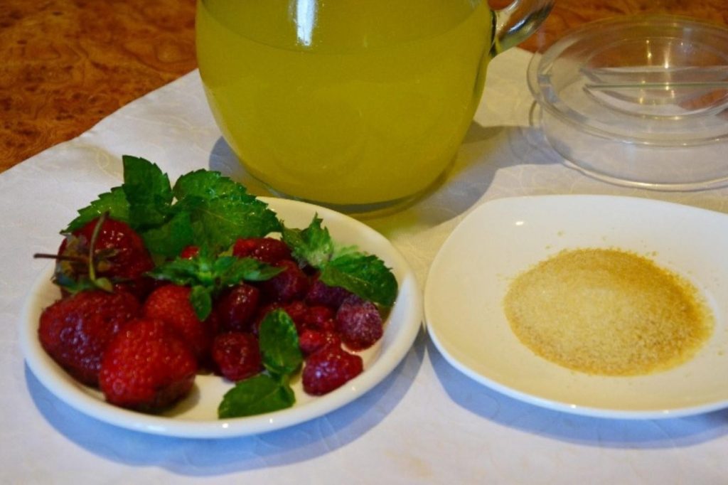 Prep the fruit and juice