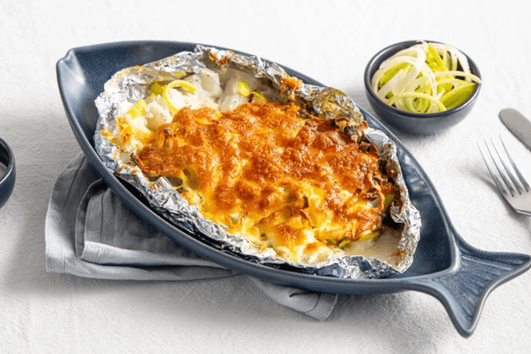 Cod with Sour Cream in the Air Fryer