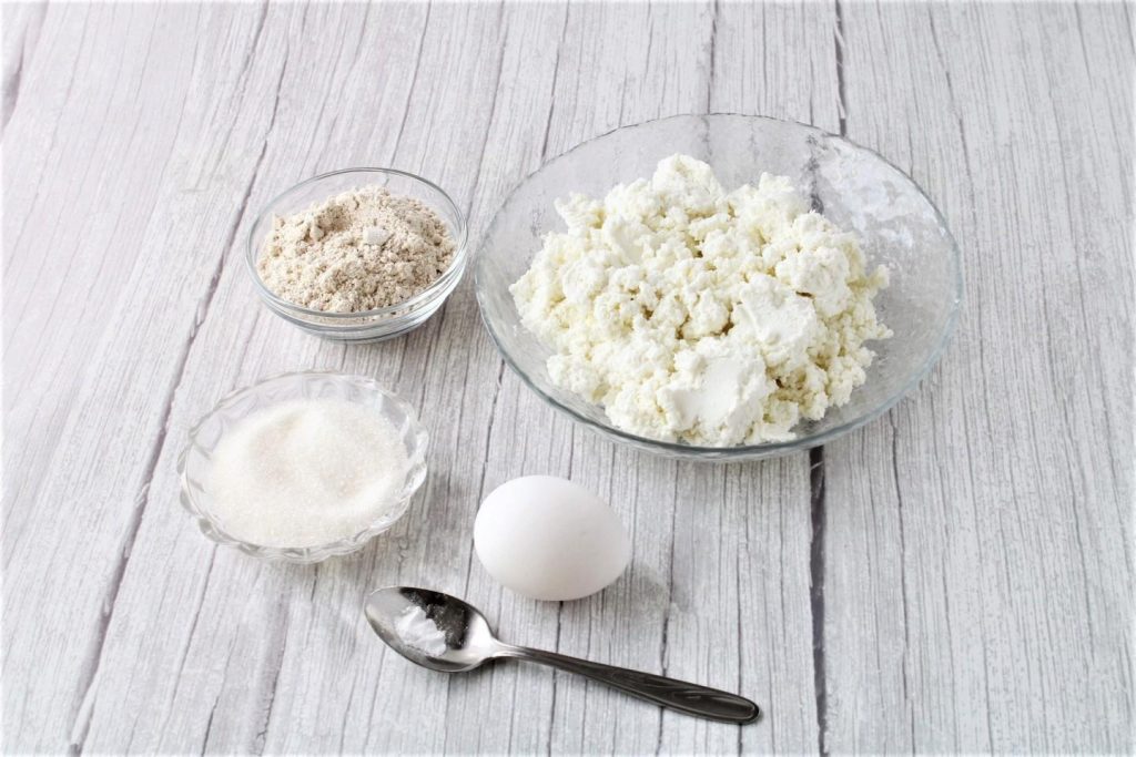 Healthy Baked Cottage Cheese Pancakes 192 kcal Prep the ingredients