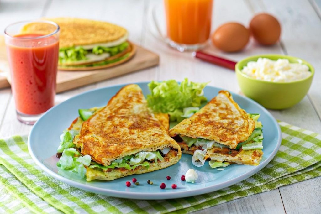 Healthy Oatmeal Protein Pancake 153 kcal Serving and storage