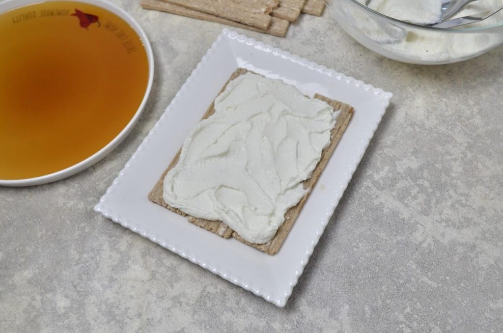 Add the first layer of cream