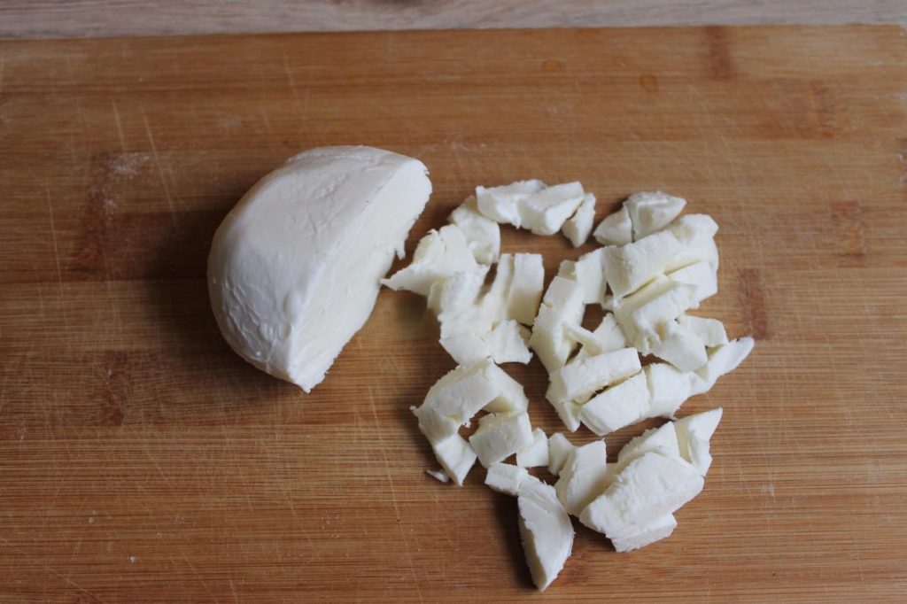 Healthy Oatmeal Protein Pancake 153 kcal Prepping the cheese