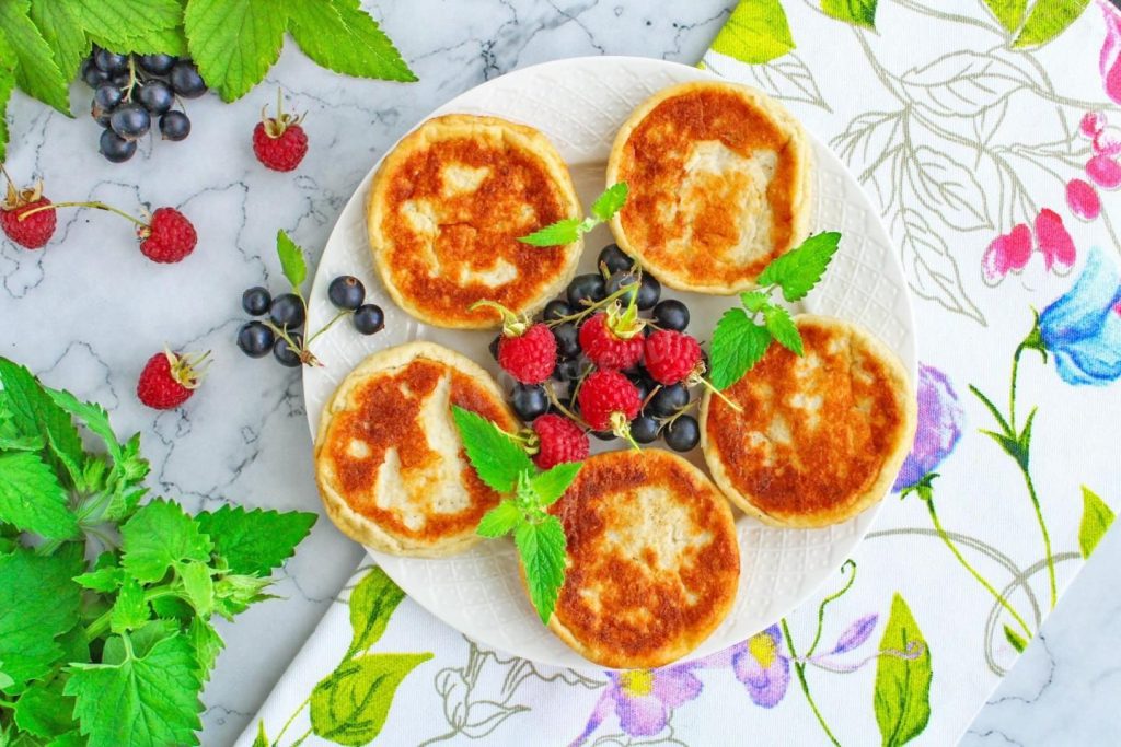 Healthy Baked Cottage Cheese Pancakes 192 kcal Baked Cottage Cheese Pancakes