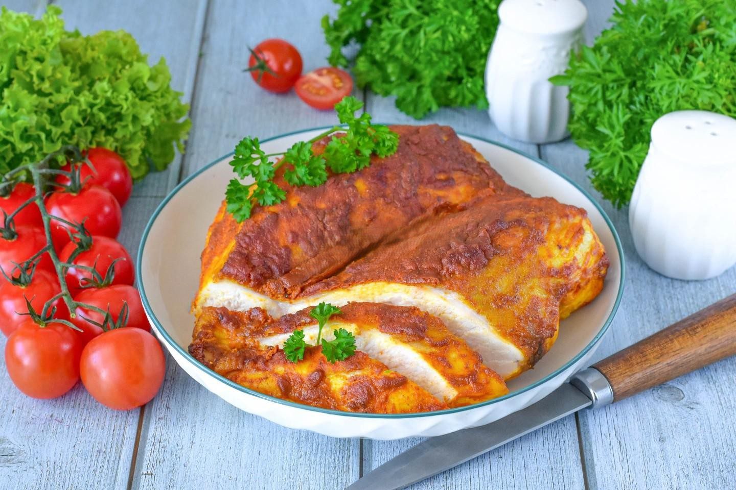 Tasty Juicy chicken breast in the air fryer 116 kcal